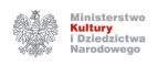 Logo: Ministerstwo Kultury i Dziedzictwa Narodowego